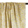 Tissu popeline coton Elisa - jaune x 10 cm