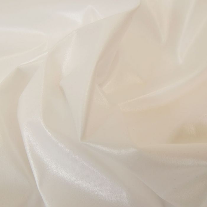 Tissu PUL imperméable stretch - blanc x 10 cm