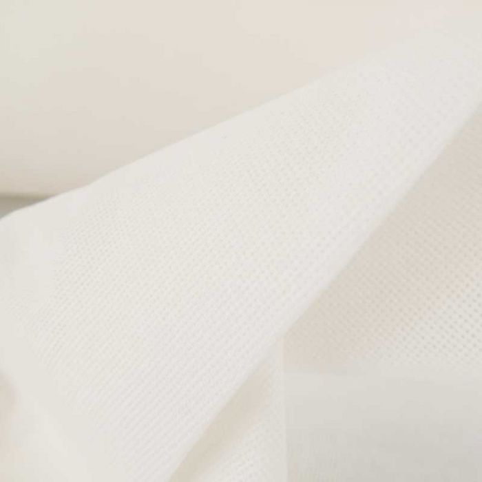 Tissu toile à broder Aïda 5,5 pts - blanc x 10cm