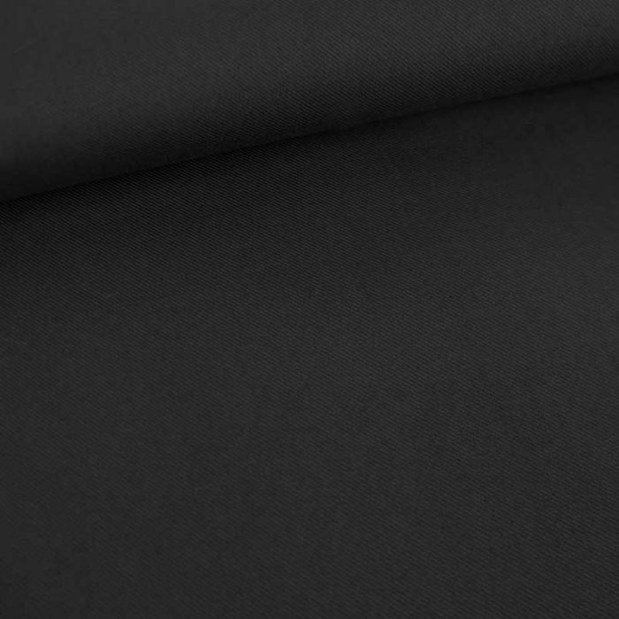 Tissu gabardine sergé haute couture - bleu marine x 10cm