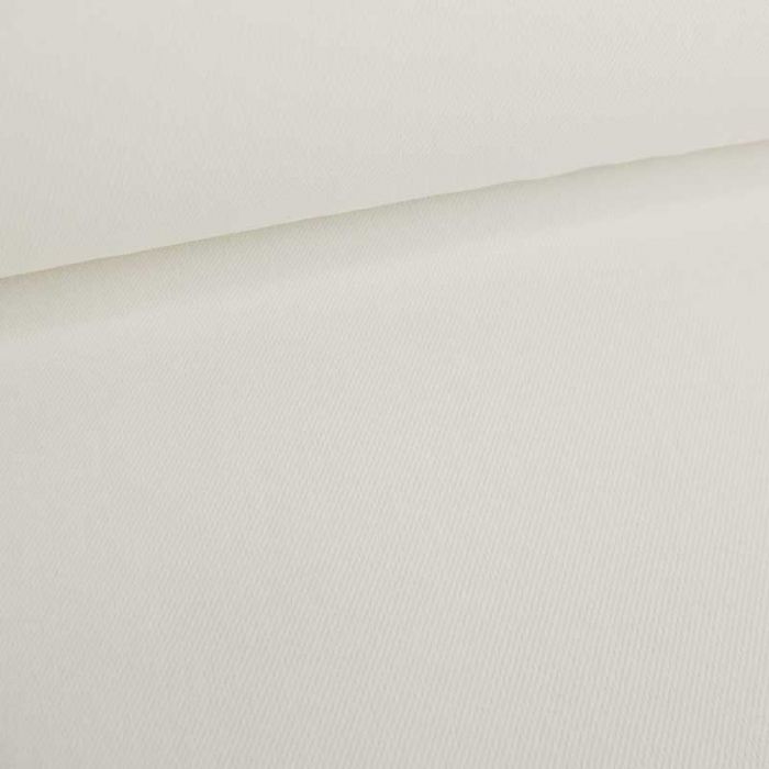 Tissu jean denim stretch  - blanc cassé x 10 cm