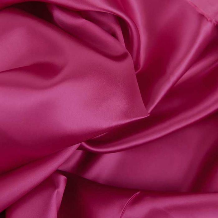 Tissu doublure viscose haute couture - rose fuchsia x 10 cm