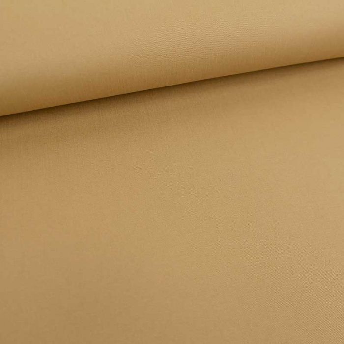 Tissu coton chino stretch - beige foncé x 10cm