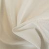 Tissu lin lamé - Blanc Argenté x 10 cm