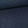 Tissu molleton sweat lurex multicolore - bleu x 10 cm