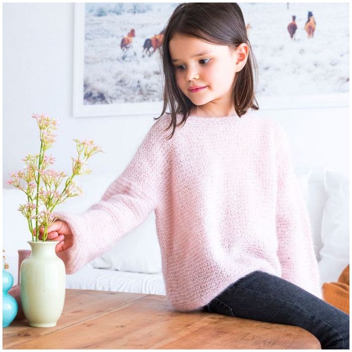 Patron tricot Pull mini Mila enfant - Mamy Factory