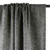 Tissu lainage tweed chevrons haute couture - gris chiné x 10 cm
