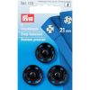 Boutons pression métal 21 mm Prym noir