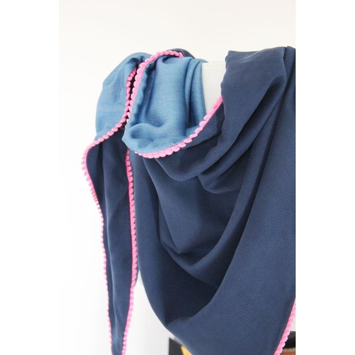Kit - grand foulard à pompons