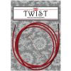 Câbles Twist Red pour aiguilles interchangeables - Chiaogoo