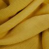 Tissu viscose crinkle moutarde - Fibre Mood x 10 cm