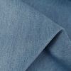 Tissu denim enduit haute couture - bleu x 10 cm