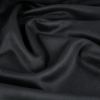 Tissu drap de laine cachemire haute couture- noir x 10 cm