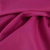Tissu drap de laine cachemire haute couture - rose fuchsia x 10 cm