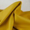 Tissu drap de laine cachemire haute couture - jaune safran x 10 cm
