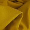 Tissu drap de laine cachemire haute couture - jaune safran x 10 cm