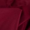 Tissu drap de laine uni haute couture - rouge foncé x 10 cm