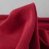 Tissu laine et cachemire haute couture - rouge et orange x 10 cm