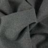 Tissu drap de laine lurex doré haute couture - gris x 10 cm