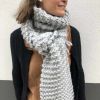 Kit tricot écharpe cocooning - Mlle Sophie