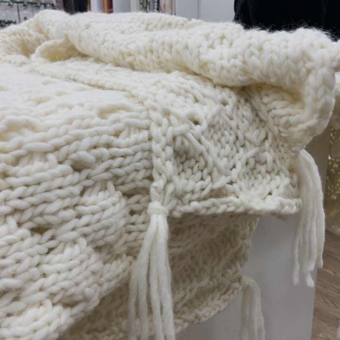 Kit tricot plaid bubble - Mlle Sophie