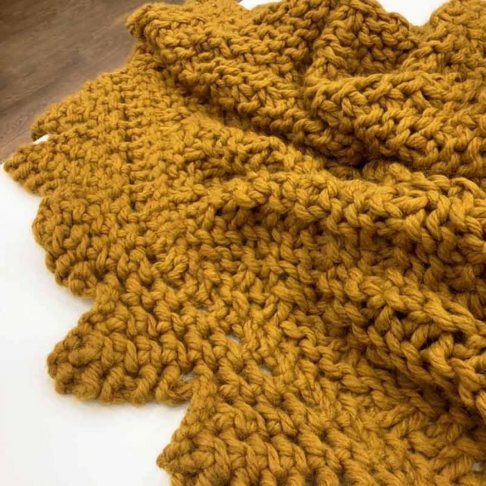 Kit tricot plaid the Queen - Mlle Sophie