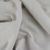 Tissu lin lavé uni - gris clair x 10 cm