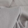 Tissu lin lavé uni - gris clair x 10 cm