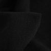 Tissu lin lavé uni - noir x 10 cm