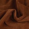Tissu velours stretch côtelé - caramel x 10 cm