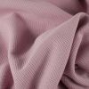 Tissu jersey coton gaufré - vieux rose x 10cm