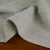 Tissu double gaze chiné - gris clair x 10 cm
