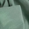 Tissu double gaze pailletée - vert de gris x 10 cm