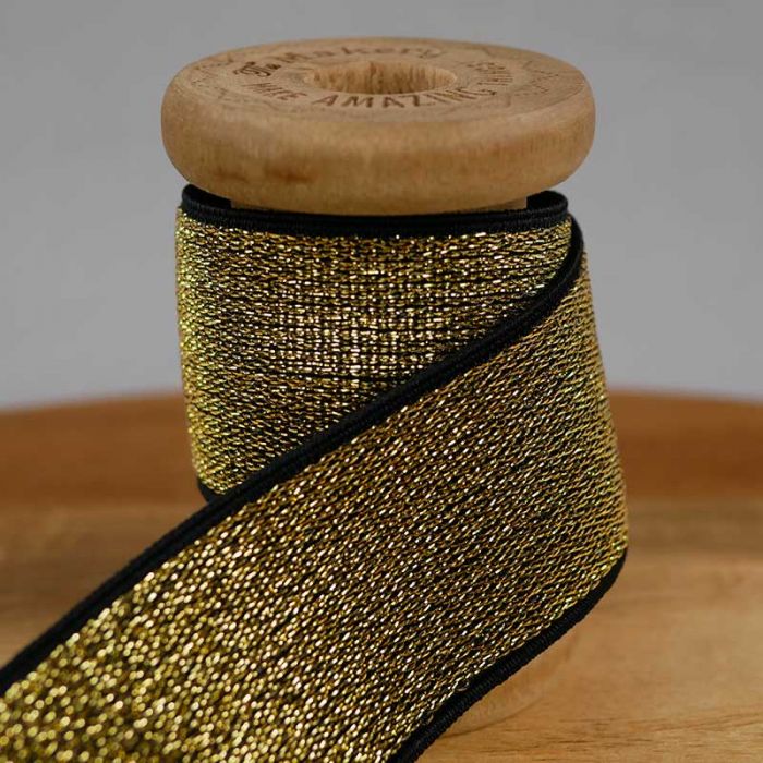 Ruban élastique lurex 40mm x 10 cm
