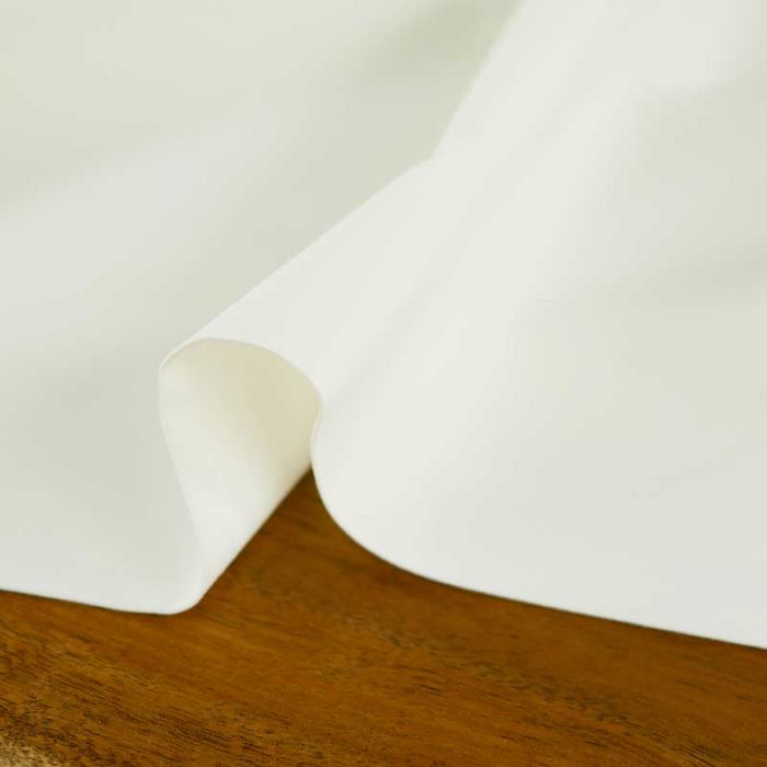 Tissu coton popeline - écru x 10 cm