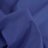 Tissu coton popeline bio - bleu roi x 10 cm