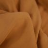 Tissu tencel haute couture - orange ocre x 10 cm