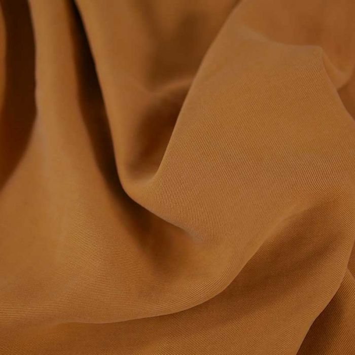 Tissu tencel haute couture - orange x 10 cm
