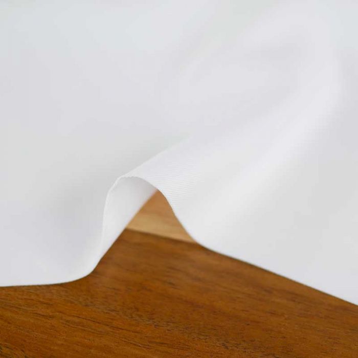 Tissu tencel haute couture - blanc x 10 cm