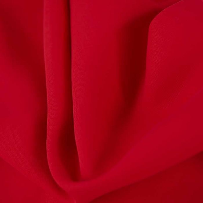 Tissu tencel haute couture - rouge x 10 cm