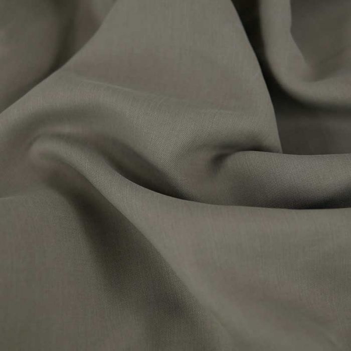 Tissu tencel haute couture - gris x 10 cm