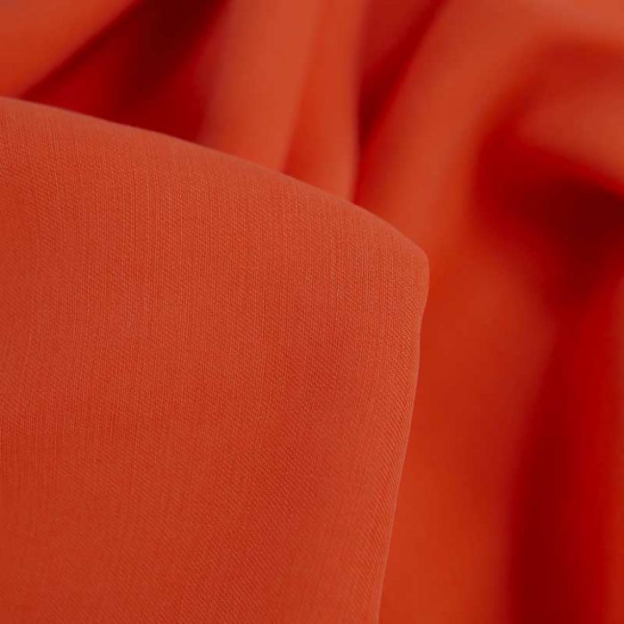 Tissu tencel haute couture - corail x 10 cm