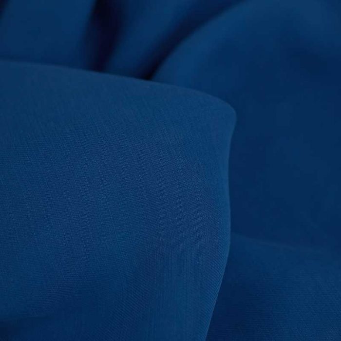 Tissu tencel haute couture - bleu x 10 cm