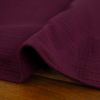 Tissu double gaze - aubergine x 10 cm