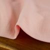 Tissu double gaze - abricot x 10 cm