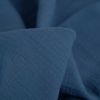 Tissu double gaze - bleu x 10 cm