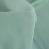Tissu double gaze - vert de gris x 10 cm