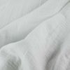 Tissu double gaze grande largeur - blanc x 10cm