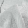 Tissu double gaze grande largeur - blanc x 10cm