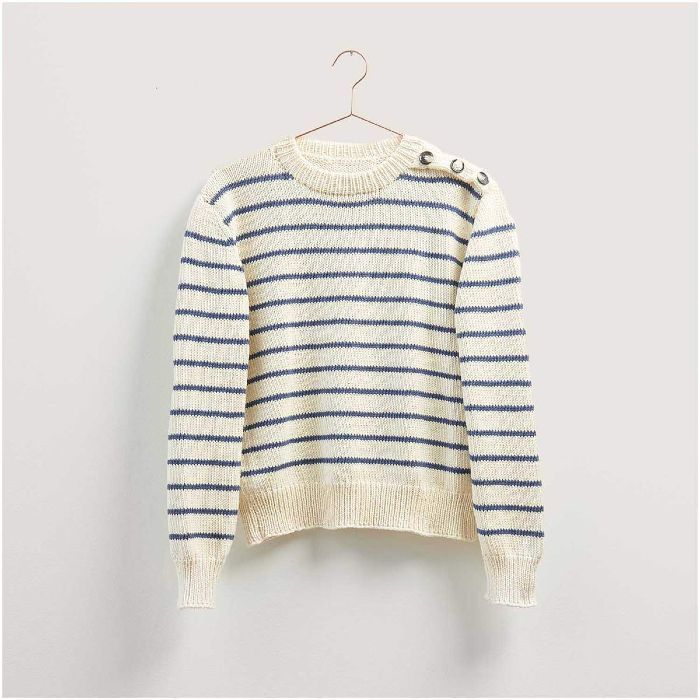 Kit tricot pull marinière - Rico design